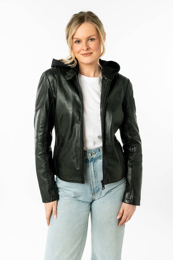 Bikerjacke 1101-0775 forest green