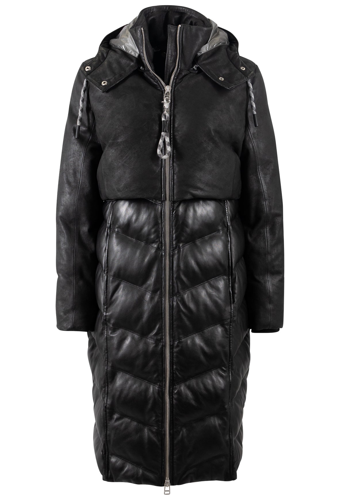 Ledermantel 1102-0022 dark anthracite