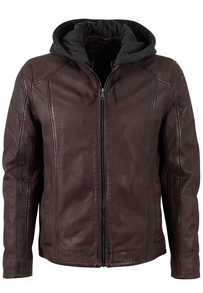 Lederjacke 1201-0772 dark oxred
