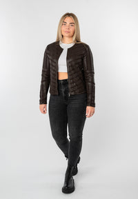 Lederjacke 1101-0728 brown