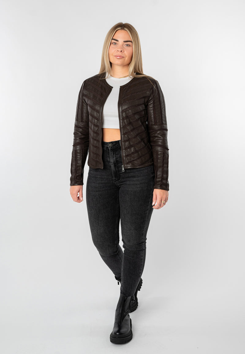 Lederjacke 1101-0728 brown