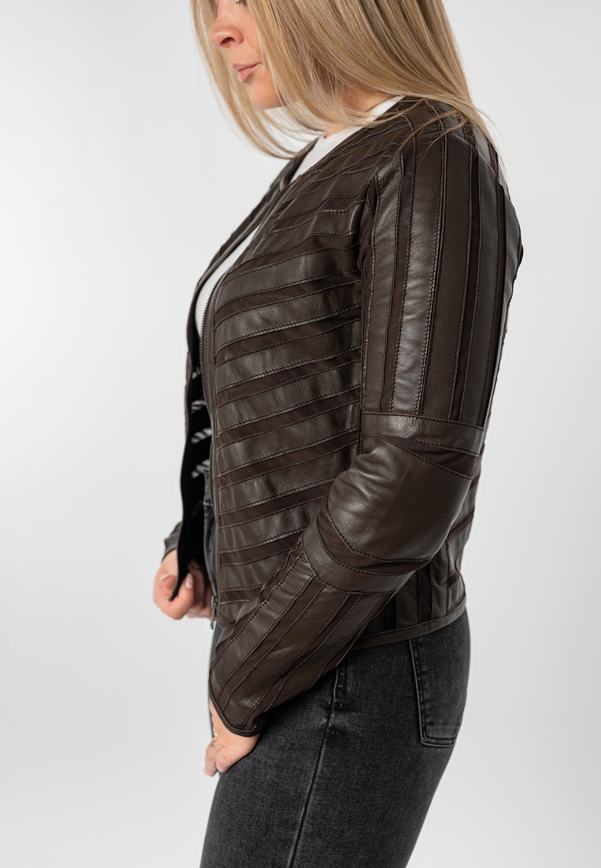 Lederjacke 1101-0728 brown