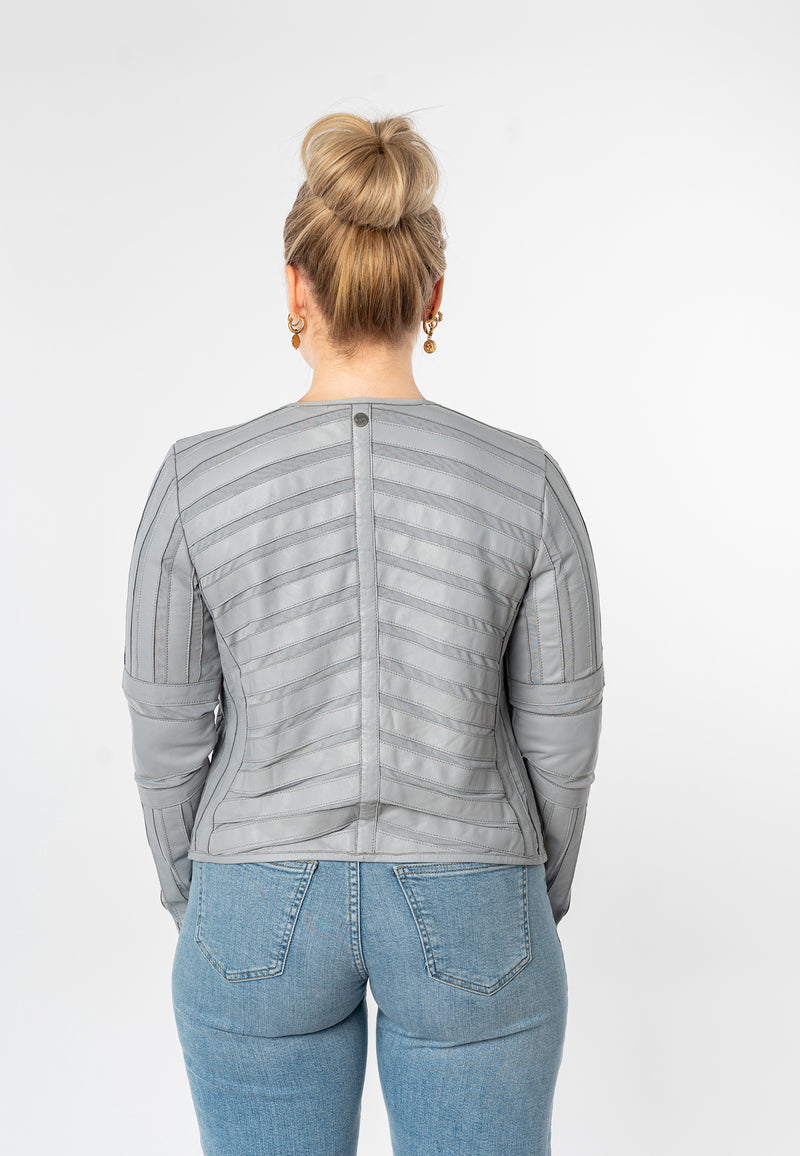 Lederjacke 1101-0728 ice blue