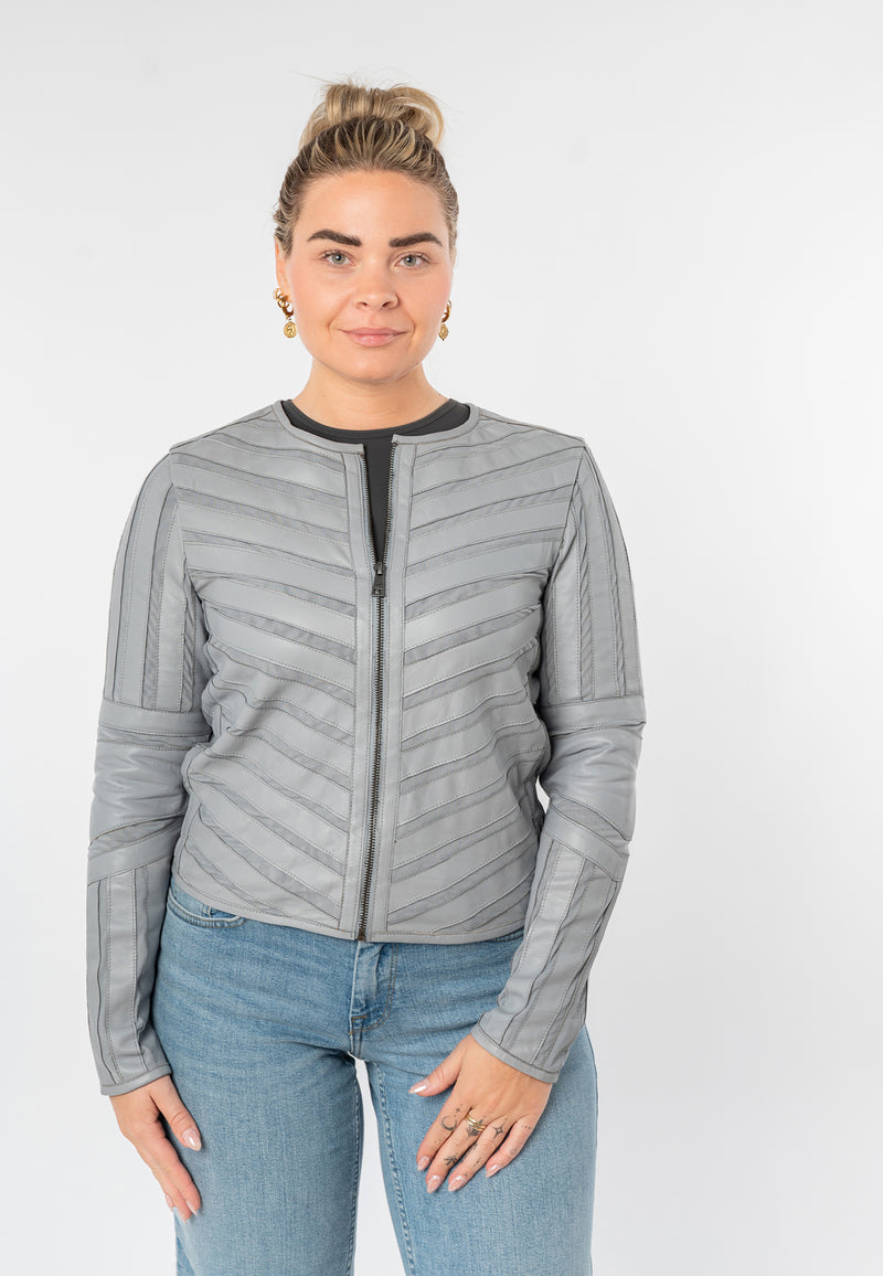 Lederjacke 1101-0728 ice blue