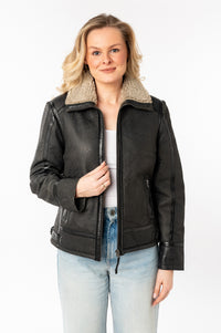 Lederjacke 1101-0750 anthracite