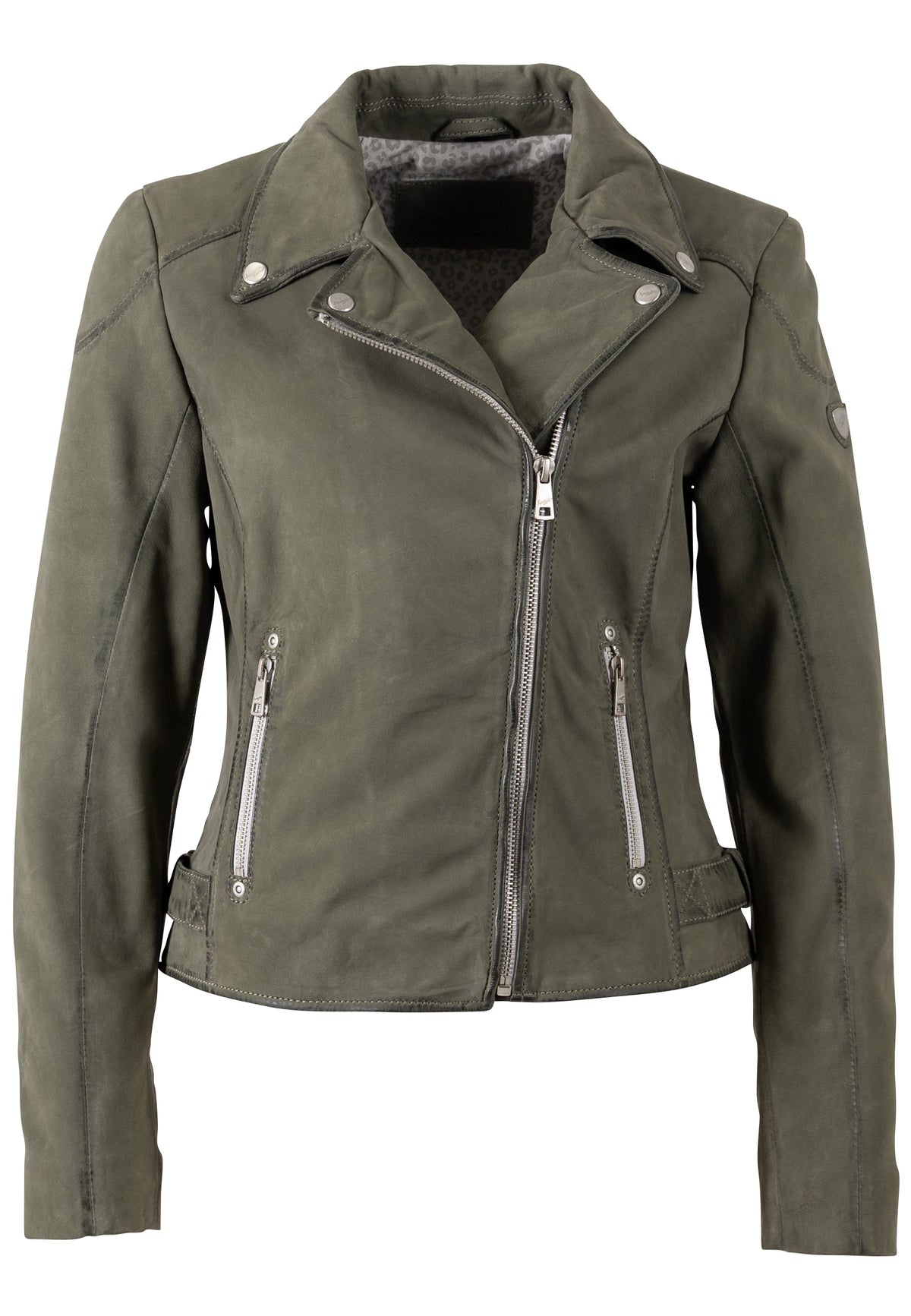Lederjacke 1101-0753 olive