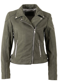 Lederjacke 1101-0753 olive