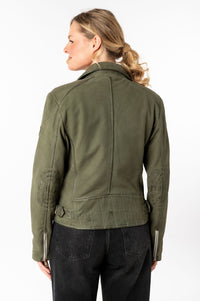 Lederjacke 1101-0753 olive