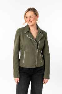 Lederjacke 1101-0753 olive