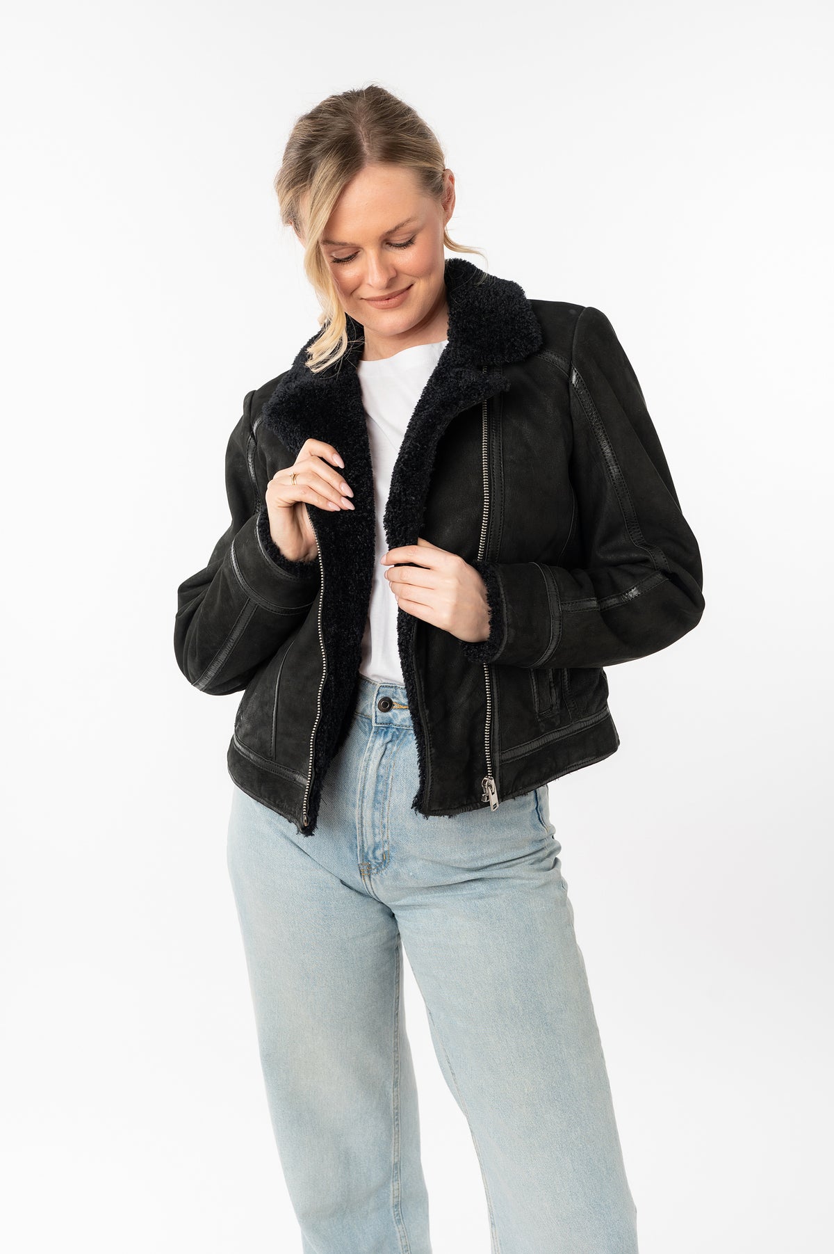 Lederjacke 1101-0772 black