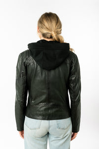 Bikerjacke 1101-0775 forest green