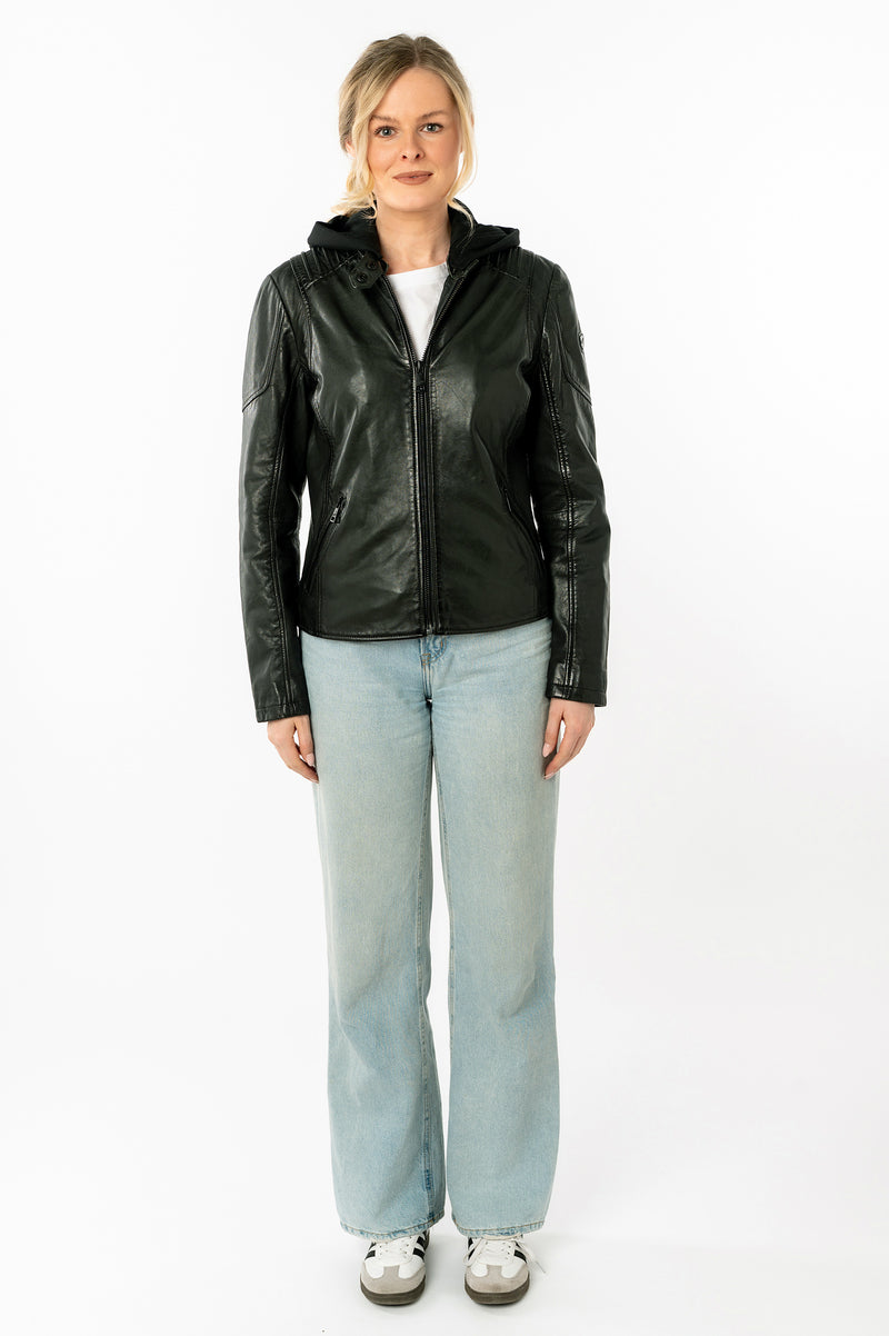 Bikerjacke 1101-0775 forest green