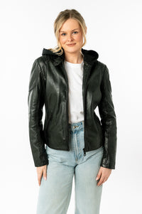 Bikerjacke 1101-0775 forest green