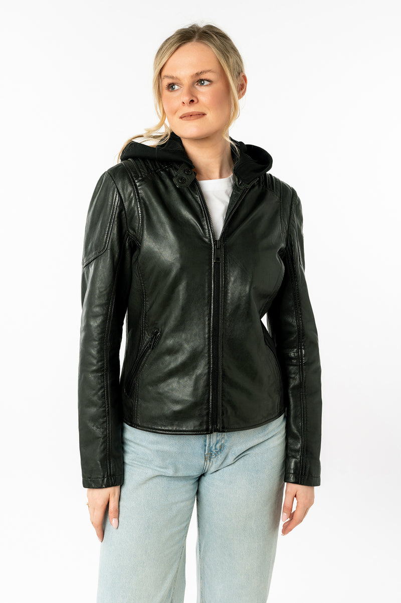 Bikerjacke 1101-0775 forest green