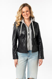 Lederjacke 1101-0779 dark blue