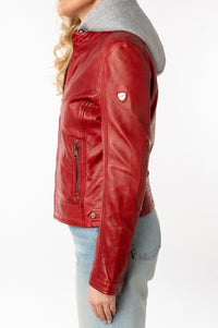 Lederjacke 1101-0779 red