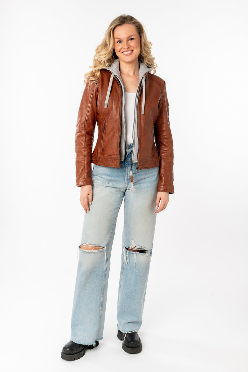 Lederjacke 1101-0779 whiskey
