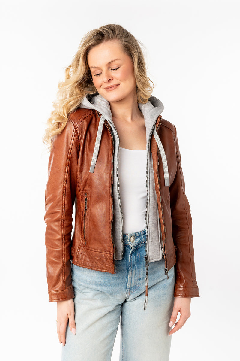 Lederjacke 1101-0779 whiskey