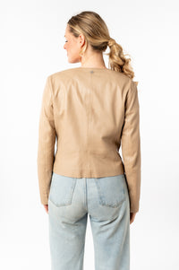 Lederjacke 1101-0780 light beige