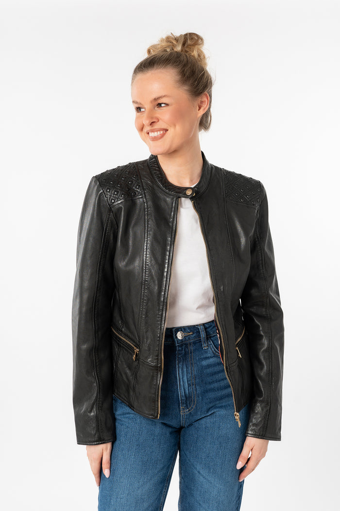 Lederjacke 1101-0792 black