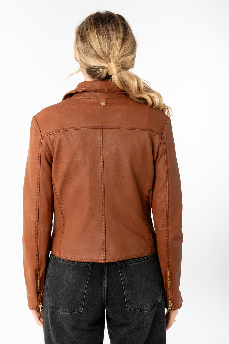 Bikerjacke 1101-0794 whiskey