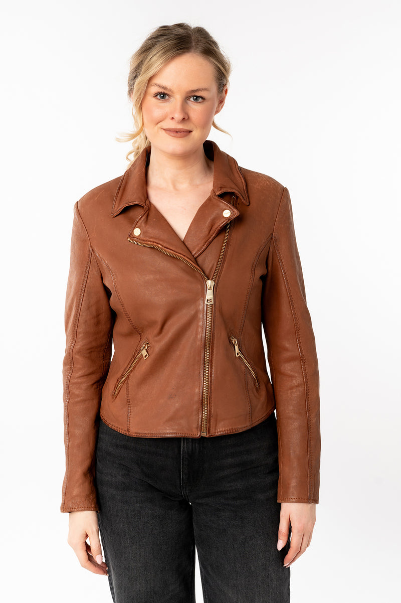 Bikerjacke 1101-0794 whiskey