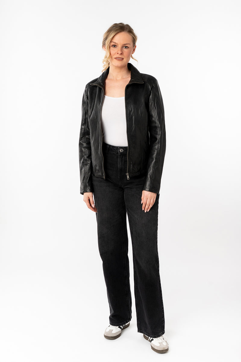 Lederjacke 1101-0800 black