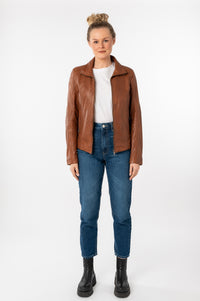Lederjacke 1101-0800 whiskey