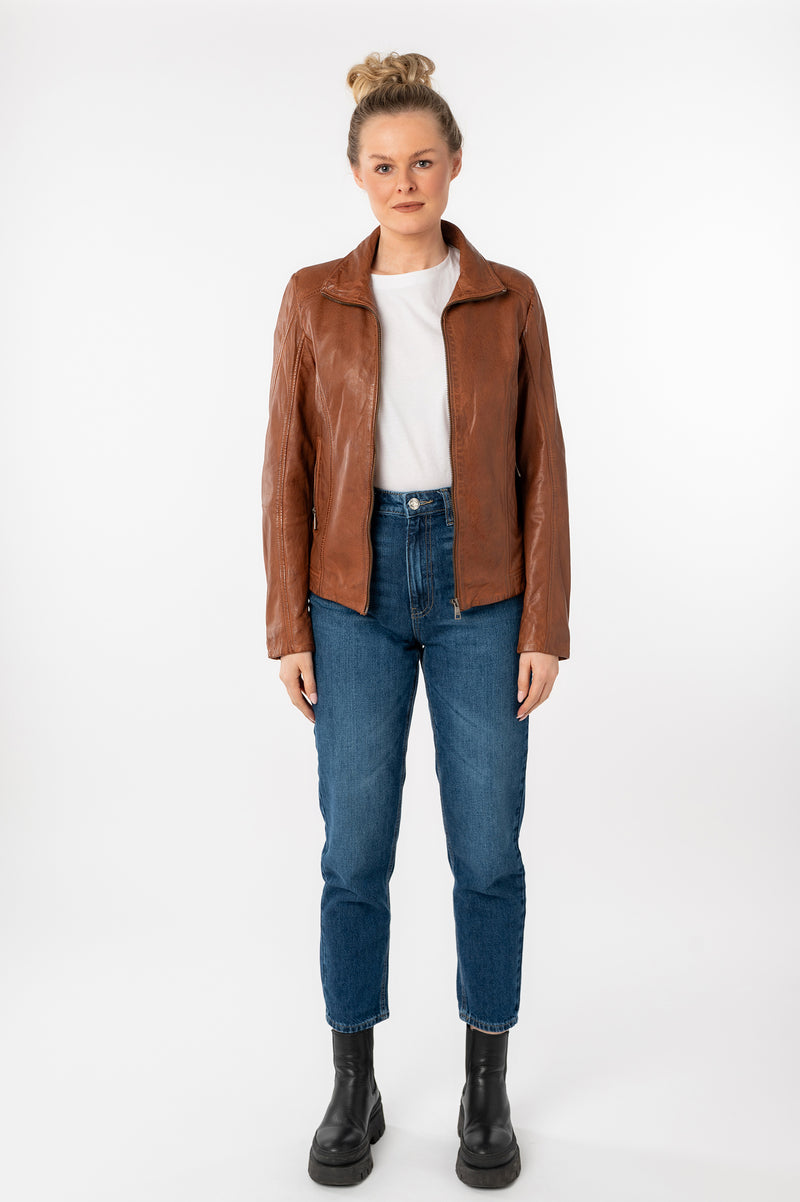 Lederjacke 1101-0800 whiskey