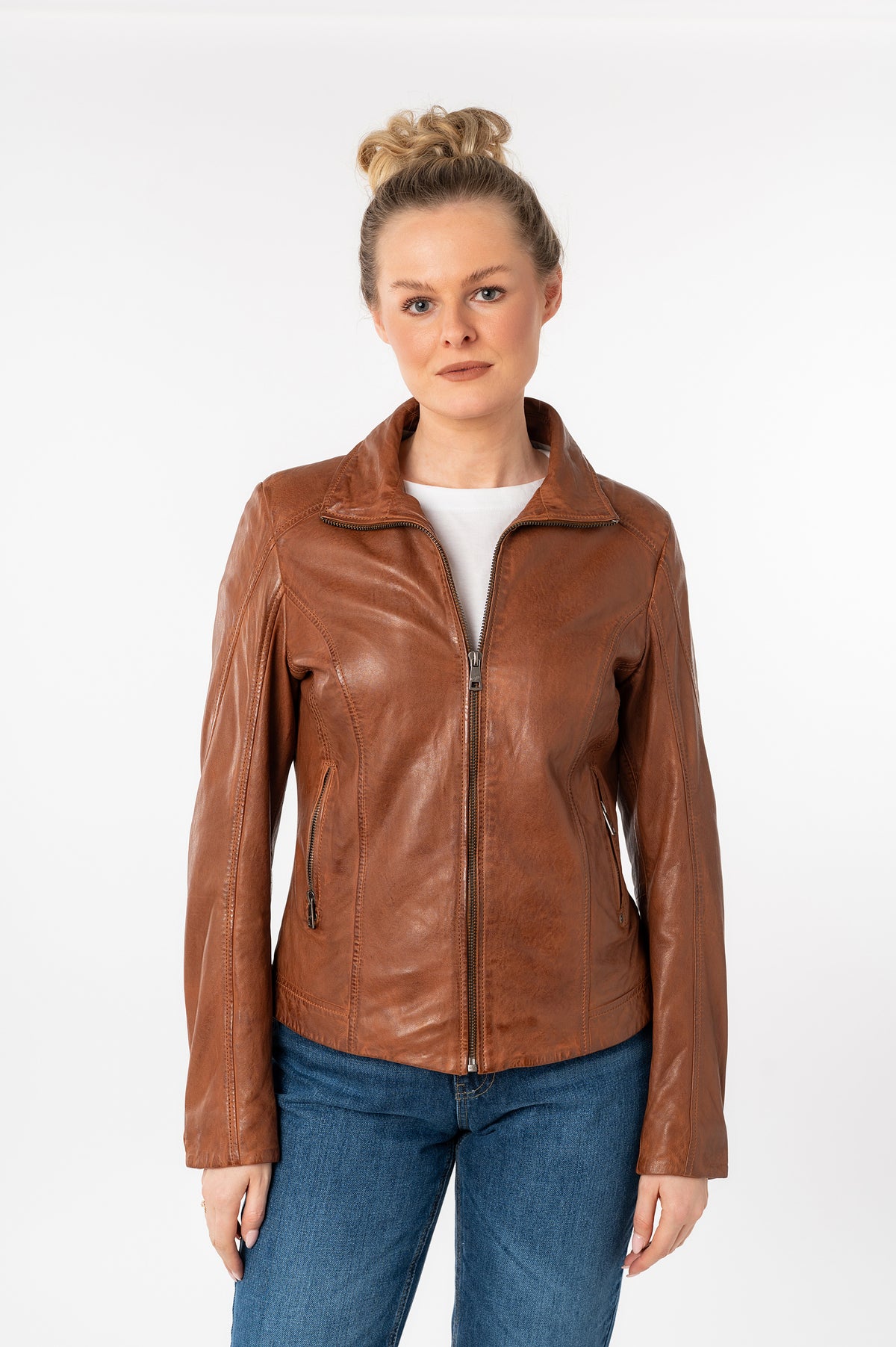 Lederjacke 1101-0800 whiskey