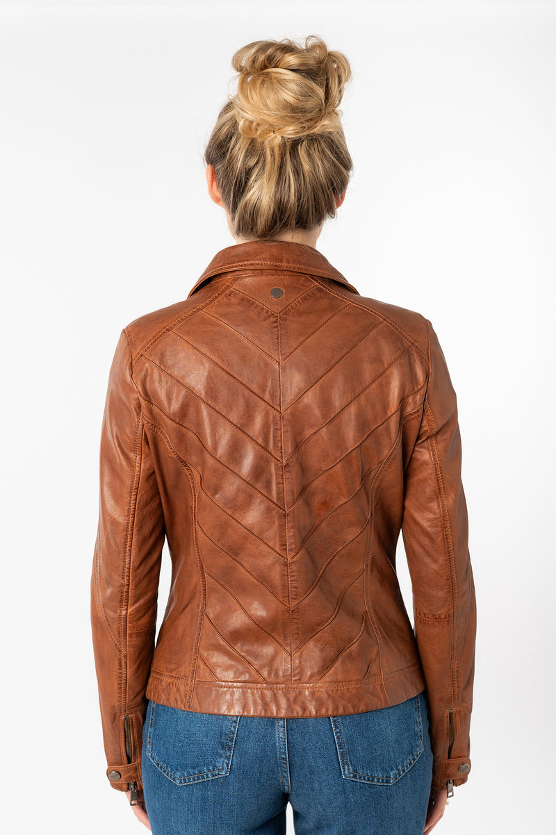 Lederjacke 1101-0800 whiskey