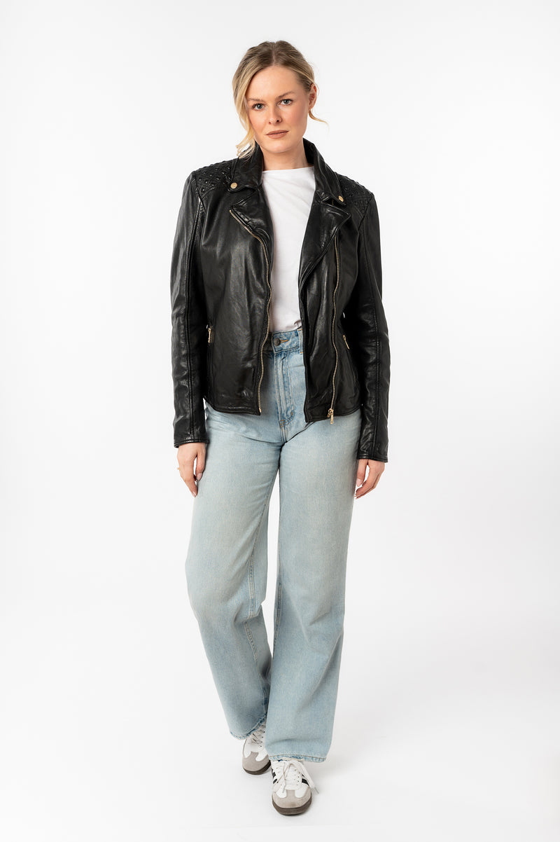 Bikerjacke 1101-0813 black