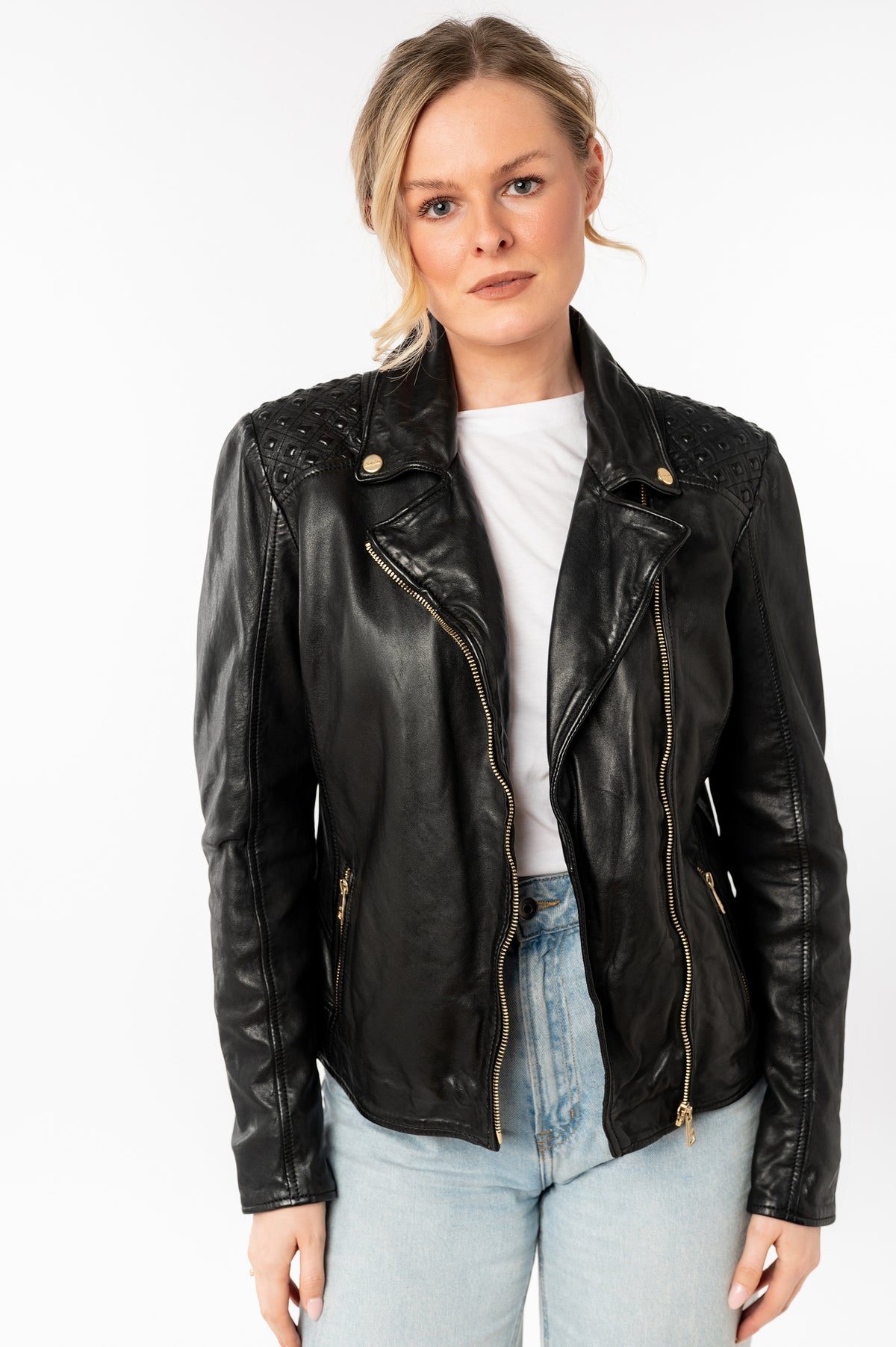 Bikerjacke 1101-0813 black