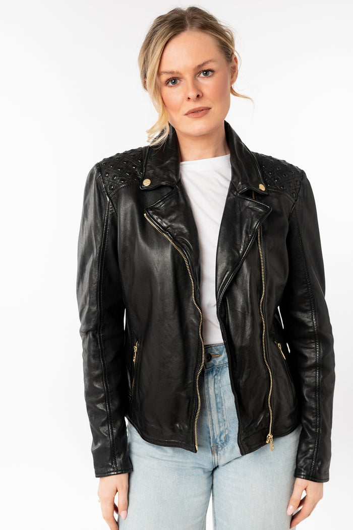 Bikerjacke 1101-0813 black
