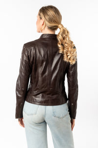 Lederjacke 1101-0836 dark brown 