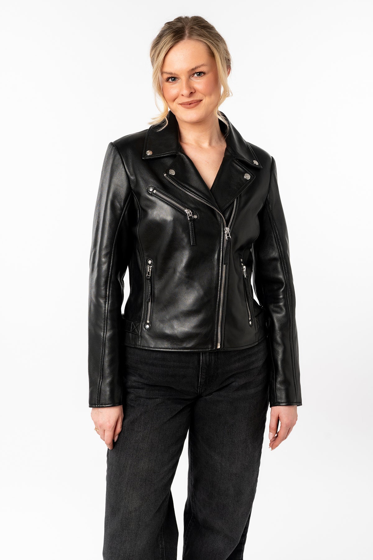 Bikerjacke 1101-0874 black