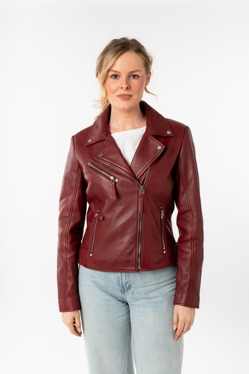 Bikerjacke 1101-0874 wine