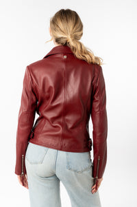 Bikerjacke 1101-0874 wine