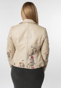 Lederjacke 1101-0881 chalk