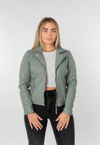 Bikerjacke 1101-0888 frosty green