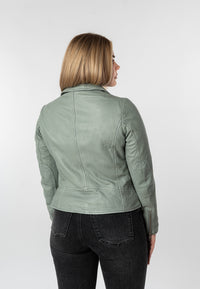 Bikerjacke 1101-0888 frosty green