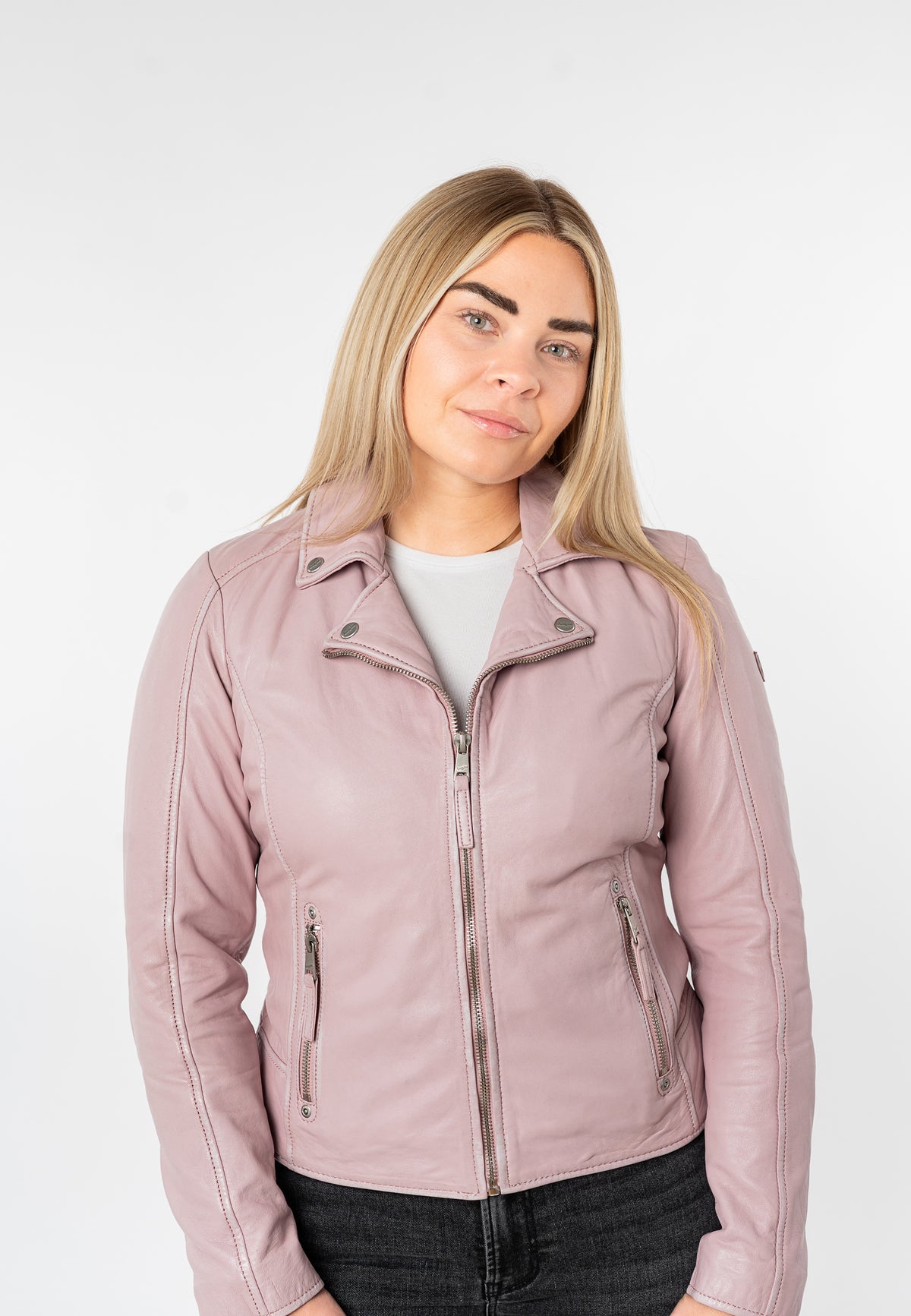 Bikerjacke 1101-0888 dusty rose