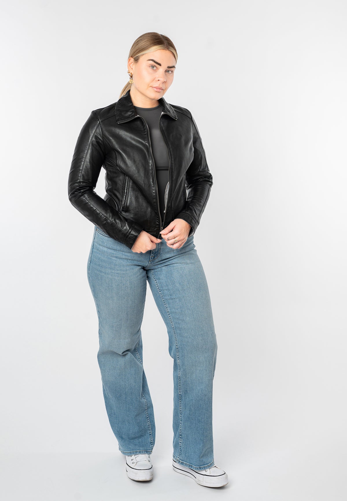 Lederjacke 1101-0892 black