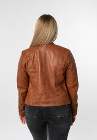 Lederjacke 1101-0893 cognac
