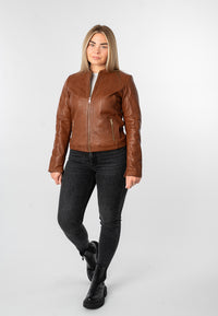 Lederjacke 1101-0893 cognac
