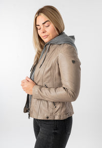 Lederjacke 1101-0894 cream