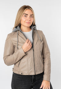 Lederjacke 1101-0894 cream