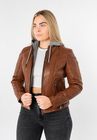 Lederjacke 1101-0894 cognac