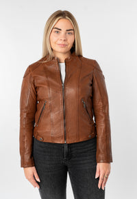 Lederjacke 1101-0894 cognac