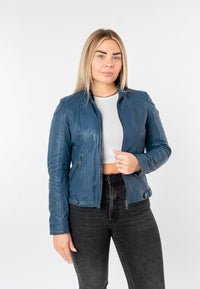 Lederjacke 1101-0894 blue